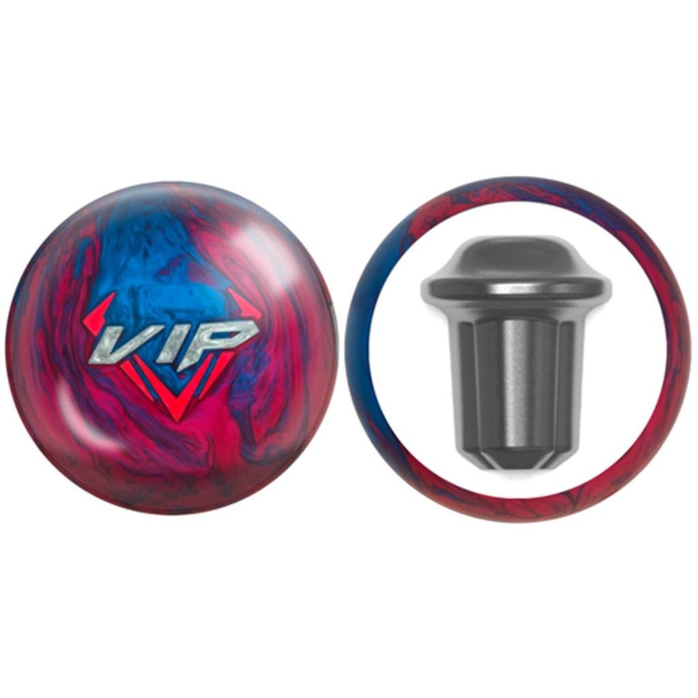 MOTIV Bowling Products VIP Bowling Ball- Limited Edition 14lbs, Royal Blue/Raspberry
