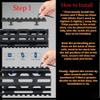 360 Tactical 7 Slots M-LOK Rail Section for M Lok Handguard Seven Slots Rail Picatinny Rail (Set of 4 Pieces- Black) view 3