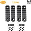 360 Tactical 7 Slots M-LOK Rail Section for M Lok Handguard Seven Slots Rail Picatinny Rail (Set of 4 Pieces- Black) view 4