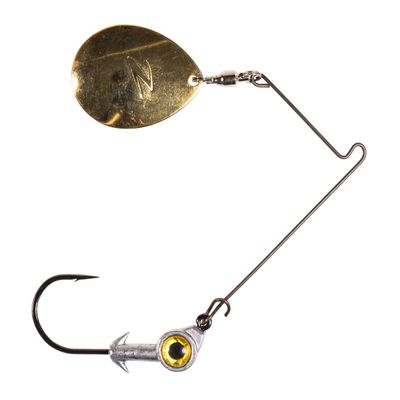 Z-MAN BEL316-01 Bullzeye Spinnerbait, Size 4.5 Blade, 3/16 oz, Multi, One Size