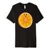 Big Orange Sliced Costume Cute Easy Fruit DIY Premium T-Shirt view 1
