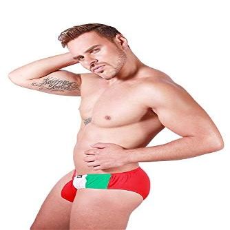Bruno Mens Wear Bikini BULGE MXNO (XL) White
