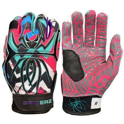 Spiderz Hybrid Adult Baseball/Softball Batting Gloves
