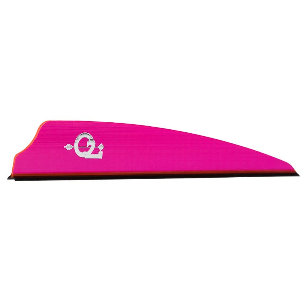 Q2i Q44055 Zeon Fusion X-II Vanes Pink 3.5" Arrow (50 Pack)