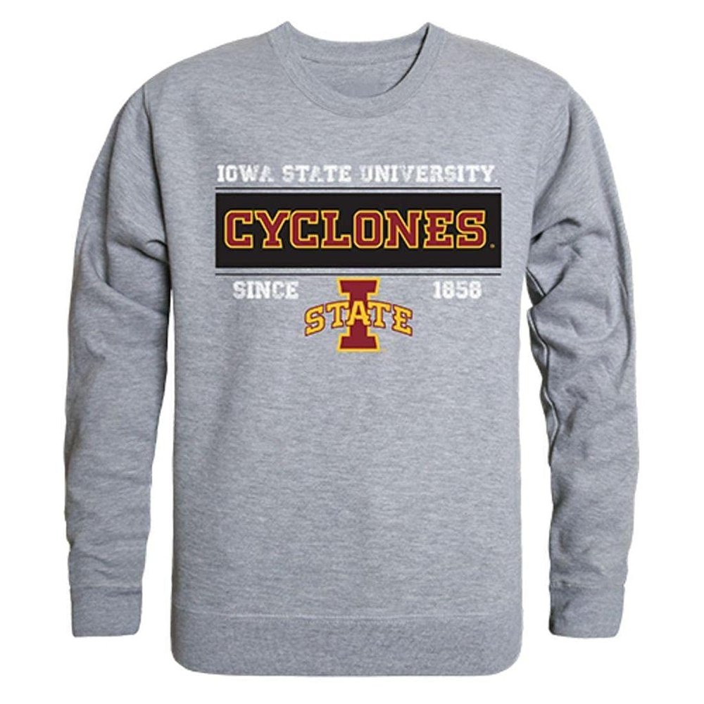 ISU Iowa State Cyclones NCAA Established Sewat Shirt - X-Large, Heather Grey