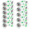 Lucky Clover Iron Head Covers - Long Neck, 11 Pcs Set, Fits Taylormade SIM, Cleveland, Callaway & More view 4