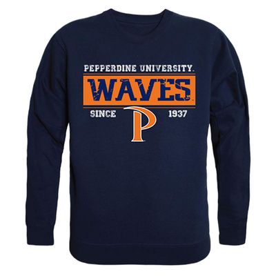 Pepperdine Waves NCAA Established Sewat Shirt - Small, Navy
