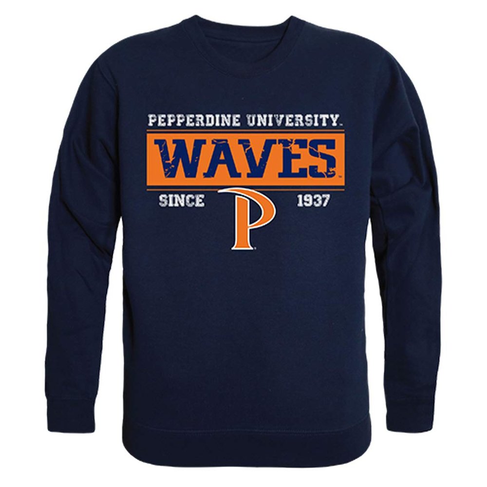 Pepperdine Waves NCAA Established Sewat Shirt - Small, Navy