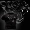 Detroit Shirts for Men - Athletic Merchandise - Detroit City Vintage Style Apparel (010. Roaring Tiger T-Shirt 2, Black, Small) view 2