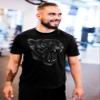 Detroit Shirts for Men - Athletic Merchandise - Detroit City Vintage Style Apparel (010. Roaring Tiger T-Shirt 2, Black, Small) view 4