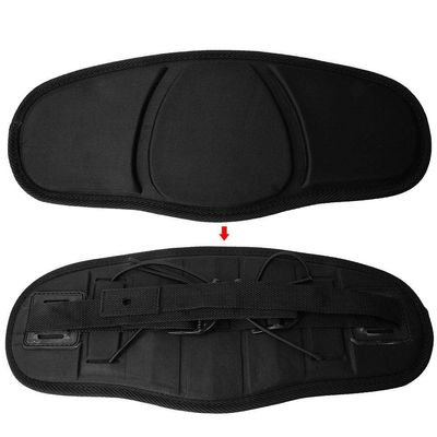 PupilashSeat Backrest- Kayak Backrest Pad Adjustable Kayak Non-Slip Canoe Seat Backrest Comfortable Pad Black
