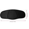 PupilashSeat Backrest- Kayak Backrest Pad Adjustable Kayak Non-Slip Canoe Seat Backrest Comfortable Pad Black view 2