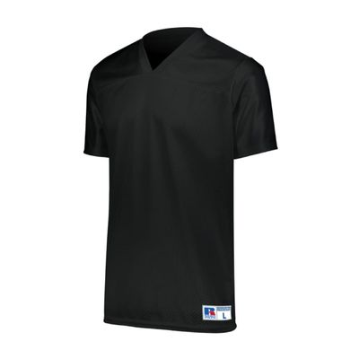 Russell Athletic Ladies Solid Flag Football Jersey, Black S