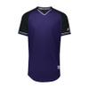 Russell Athletic Classic V-Neck Jersey Purple/Black/White L view 1