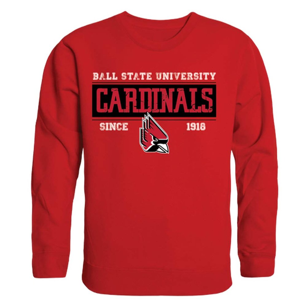 Ball State Cardinals NCAA Established Sewat Shirt - Medium, Red