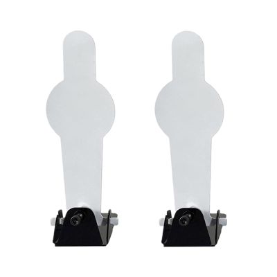 Atflbox 2 Pcs Metal Shooting Practice Target Rated for Pistol Airsoft BB Guns, Suitable for Outdoor and Indoor (POP)