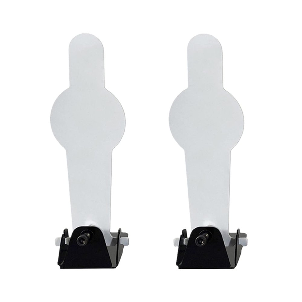 Atflbox 2 Pcs Metal Shooting Practice Target Rated for Pistol Airsoft BB Guns, Suitable for Outdoor and Indoor (POP)