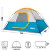Camping Tent 2 Person, Waterproof Windproof Tent with Rainfly Easy Set up-Portable Dome Tents for Camping view 2