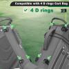 Golf Bag Strap Replacement Shoulder Adjustable Strap Padded Backpack Golf Bag Accessories for Backpack Style Golf Bag (All Black) view 4