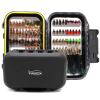 Fly Fishing Flies Assortment Kit Dry Wet Nyphms Tenkara Popper Streamer Woolly Bugger for Trout Bass Salmon Steelhead with Fly Box (100PCS Fishing Flies Kit) view 2