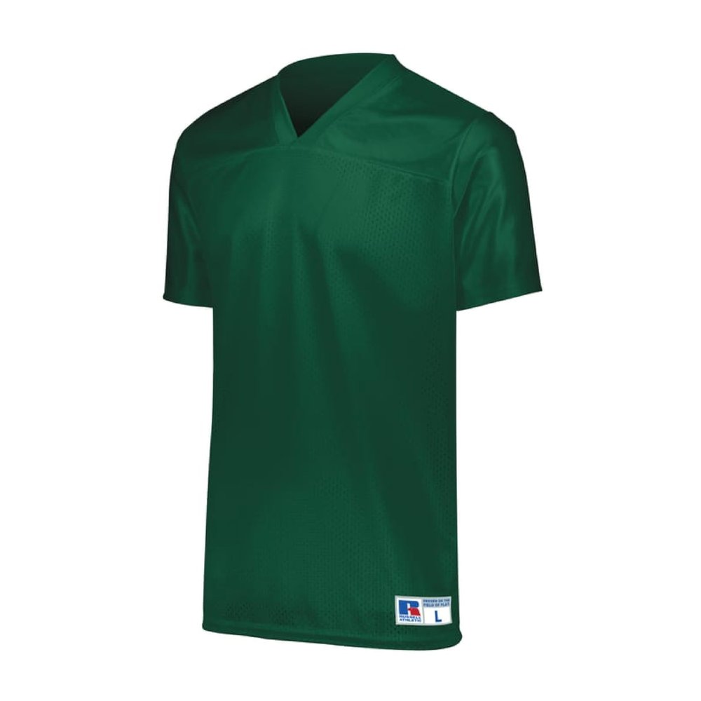 Russell Athletic Youth Solid Flag Football Jersey, Dark Green S