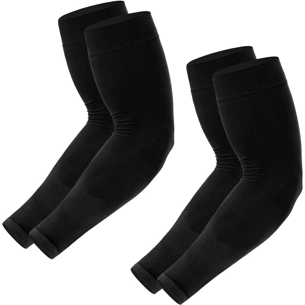 Newbyinn UV Sun Protection Arm Sleeves for Men Women Youth, Cooling Sleeve to Cover Arm Tattoo, Mid-Compression Arm Cover