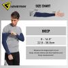 Newbyinn UV Sun Protection Arm Sleeves for Men Women Youth, Cooling Sleeve to Cover Arm Tattoo, Mid-Compression Arm Cover view 2