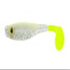 Big Bite Baits 3.5'' Suicide Shad/Bone Silver Glitter Chartreuse Tail (5 Pack) view 1