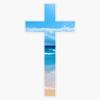 Christian Cross Vinyl Waterproof Sticker Decal Car Laptop Wall Window Bumper Sticker 5" view 1