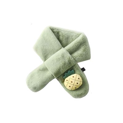 Setaria Viridis Kids Scarf Children's winter warm scarf, scarf for toddler girl warm scarf, student plush rabbit hair scarf is thickened and warm(Four colors)