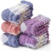 ANTSANG Fuzzy Socks for Women, Fluffy Warm Soft Slipper Socks for Winter & Home, Ideal for Teen Girls(Purple/Red/Blue) view 1