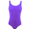 LiiYii Men's Sleeveles Wrestling Singlet Jockstrap Leotard Tank Top Vest Bodysuit Swimwear Purple Large view 1
