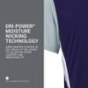 Russell Athletic Performance Two-Button Color Block Jersey Purple/Baseball Grey S view 4