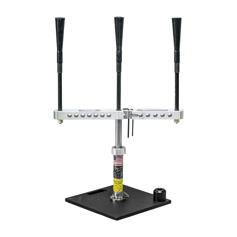 G Tee 3N1 Classic Baseball/Softball Batting Tee | 18"30" (46cm76cm) Height | Flexible Rubber Cup | Stainless Steel & Aluminum Base | Used by Pros | Best Tee for All Ages | 2Yr Warranty | Made in USA