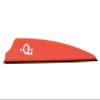 Q2i Q44057 Zeon Fusion X-II Vanes Red 3.5" Arrow (50 Pack) view 1