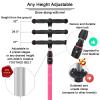 Allek Kick Scooter B03, Lean 'N Glide 3-Wheeled Push Scooter with Extra Wide PU Light-Up Wheels, Any Height Adjustable Handlebar and Strong Thick Deck for Children from 3-12yrs (Rose Pink) view 3