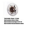 6 Speed Freewheel 14-32 Epoch Bike 6spd view 4