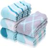 ANTSANG Fuzzy Socks for Women, Fluffy Warm Soft Slipper Socks for Winter & Home, Ideal for Teen Girls(Blue Series/White/Grey) view 1