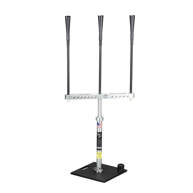 G Tee 3N1 Classic Baseball/Softball Batting Tee | Flexible Rubber Cup | Stainless Steel & Aluminum Base | Used by Pros | Best Tee for All Ages | 2Year Warranty | Made in USA (26" - 53" (66cm-135cm))
