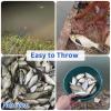 Neween Cast Net, American Saltwater Cast Nets for Fishing, 4ft-8ft Radius Casting Net for Bait Fish, 3/8 Inch Professional Grade Tire Lines Throw Nets for Fishing Bait with Heavy Duty Sinker view 2