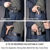Taurus G2C Holster, G3C Holster Polymer IWB for Concealed Carry | Adj. Cant & Retention Inside Waistband Accessories |Compatible with PT111,Taurus PT140 view 3