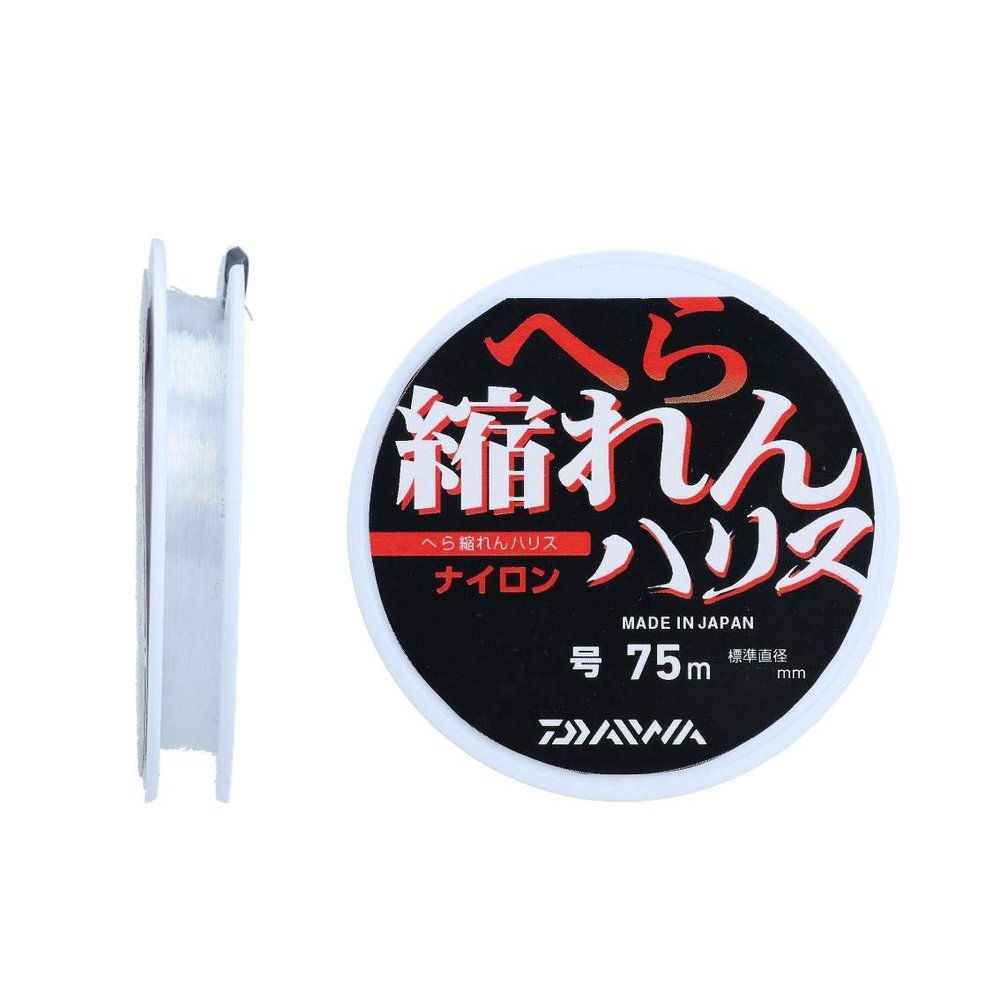 Daiwa Chijiren Harris C Nylon Line, Spatula, No. 0.5, 25.4 ft (75 m), Clear