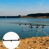 Aluminum Alloy Fishing Rod Holder for Ground Rod Holders for Fishing 25cm Stable Portable view 3