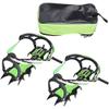 Crampons 1 Pair 14 Teeth Ice Crampons Anti Slip Shoe Grips Spikes Cleats for Outdoor Snow Hiking Climbing view 1