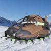 Crampons 1 Pair 14 Teeth Ice Crampons Anti Slip Shoe Grips Spikes Cleats for Outdoor Snow Hiking Climbing view 4