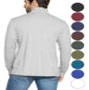 Men's Long Sleeve Turtleneck Heather Gray 3X view 3