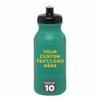 DISCOUNT PROMOS Custom 20 oz. Water Bottles with Push Cap Set of 10, Personalized Bulk Pack - Perfect for Gym, Hiking, Camping, Outdoor Sports - Teal view 1