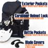 Athletico Hockey Backpack - Large Backpack to Carry Hockey Equipment Including Skates (Black) view 3