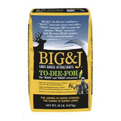 Big & J to-Die-for | Long Range Nutritional Supplement/Attractant, Granulated 20 lbs