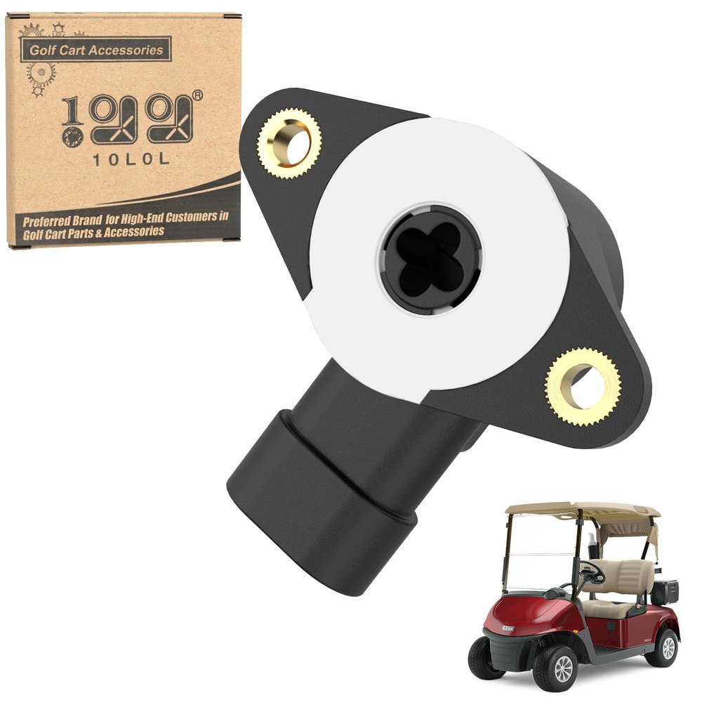 10L0L Golf Cart Accelerator and Brake Pedal Rotary Position Sensor for EZGO RXV 2008-Up Electric, OEM# 600019